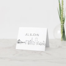 San Francisco Dankeschön Karte