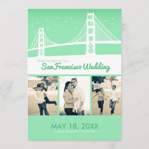 San Francisco, das Save the Date Wedding ist