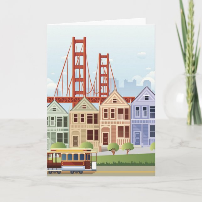 San Francisco | die gemalten Damen Karte (Vorderseite)