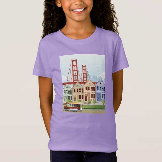 San Francisco | die gemalten Damen T-Shirt (Vorderseite)