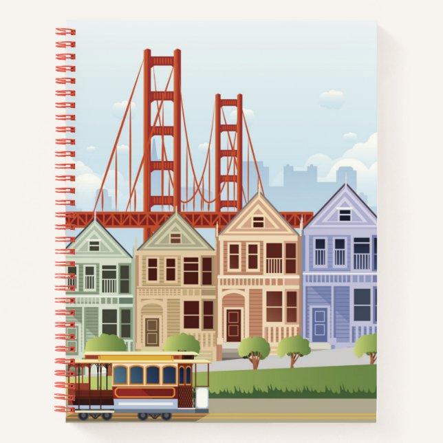 San Francisco | Die gestrichenen Damen Notizbuch (Vorderseite)