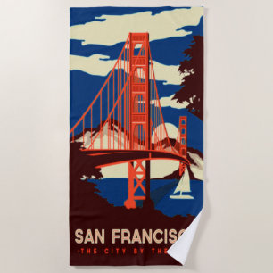 San Francisco - Die Stadt am Rande der Bucht Strandtuch