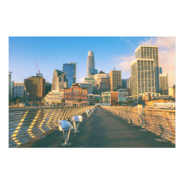 San Francisco Downtown Fotodruck