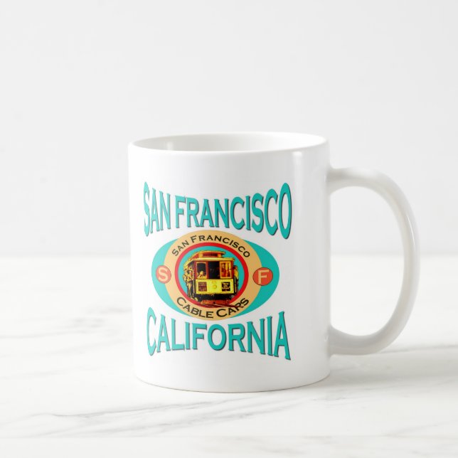 San Francisco Drahtseilbahn Kaffeetasse (Rechts)