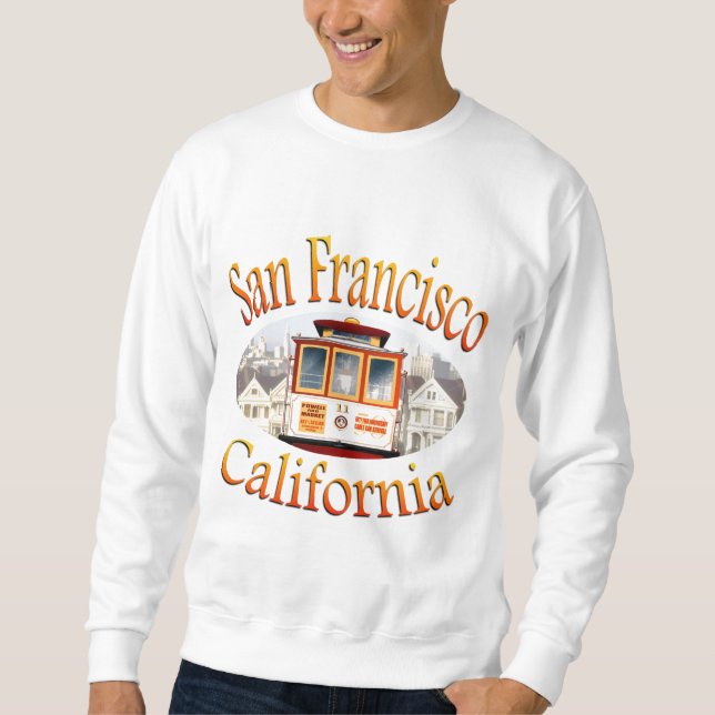 San Francisco Drahtseilbahn Sweatshirt (Vorderseite)