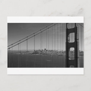 San Francisco durch die Golden Gate Bridge Postkarte