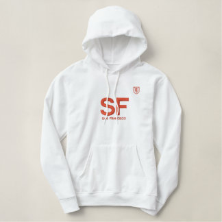 SAN FRANCISCO ELEGANTER AG-SCHWEISS BESTICKTER HOODIE