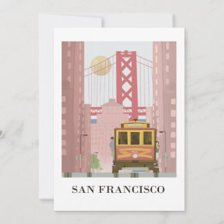 san francisco feiertagskarte