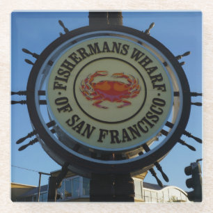 San Francisco Fishermans Kai-Glas-Untersetzer Glasuntersetzer