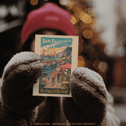San Francisco Fisherman's Wharf, Paris des Westens Postkarte