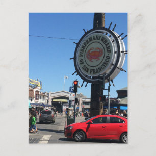 San Francisco Fisherman's Wharf Postkarte