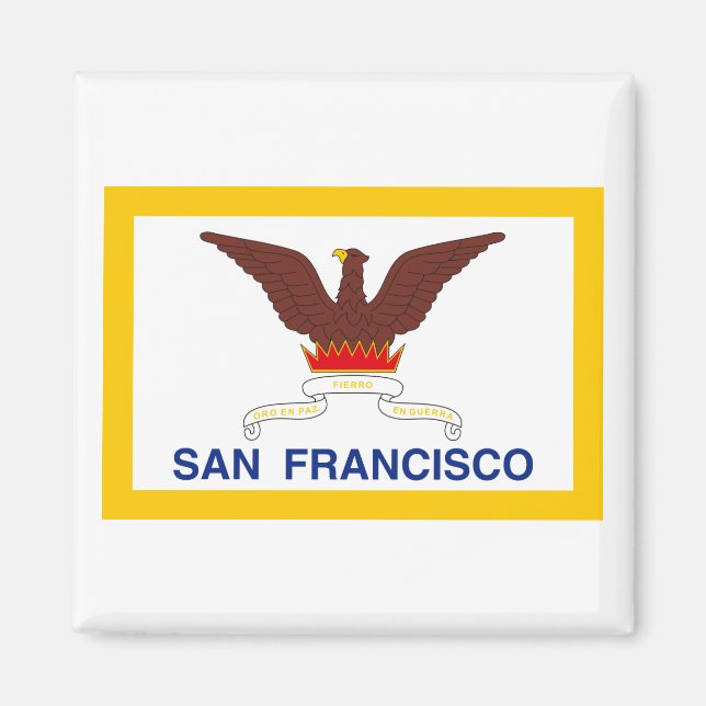San Francisco Flag Magnet (Vorne)