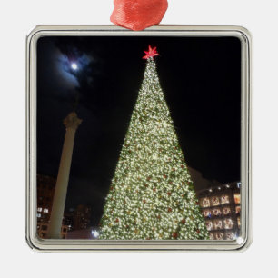 San Francisco Gewerkschafts-Quadrat-Weihnachten Ornament Aus Metall