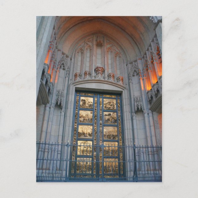 San Francisco Ghiberti Doors Postcard Postkarte (Vorderseite)
