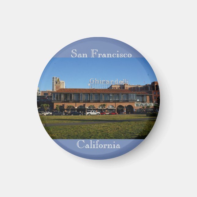 San Francisco Ghirardelli Carré #2 Magnet (Devant)