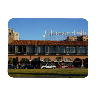 San Francisco Ghirardelli Magnet photo Carré