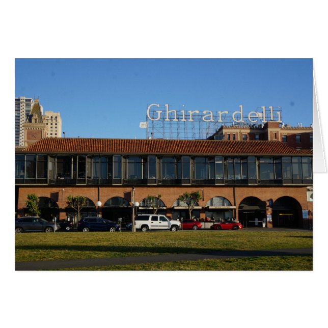 San Francisco Ghirardelli Square Card (Vorderseite (Horizontal))