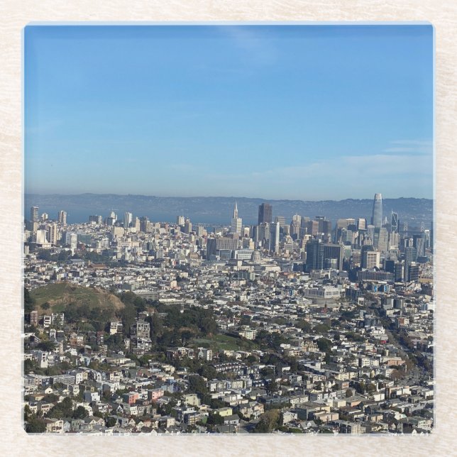San Francisco Glasuntersetzer (Vorderseite)