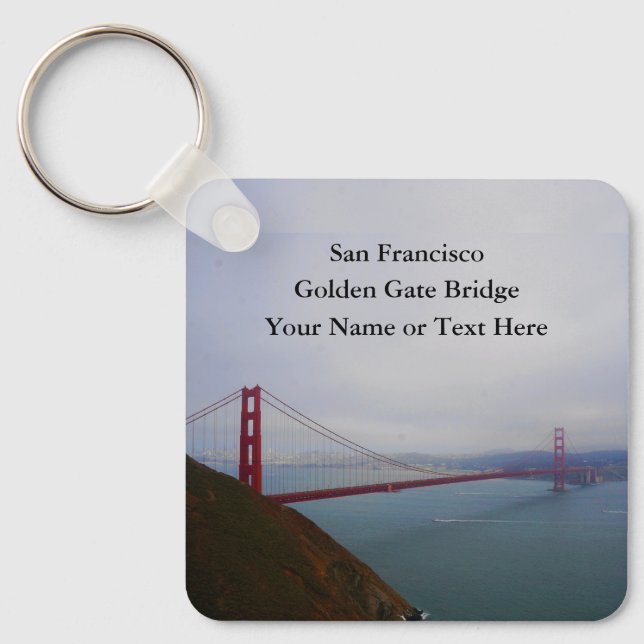 San Francisco Golden Gate Bridge #3-1 Schlüsselanh Schlüsselanhänger (Vorderseite)