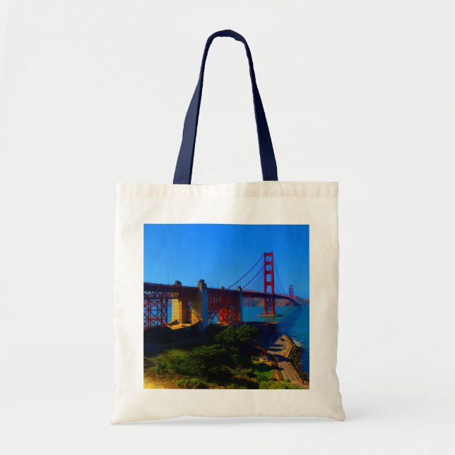 San Francisco Golden Gate Bridge #7-2 Tote Bag Tragetasche (Vorne)