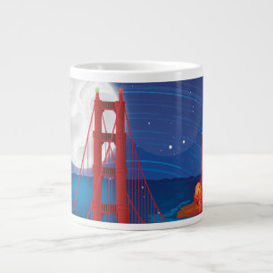 San Francisco Golden Gate Bridge Jumbo-Tasse