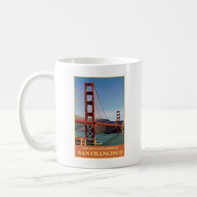 San Francisco Golden Gate Bridge Kaffeetasse (Links)