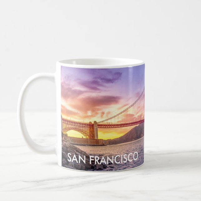 San Francisco - Golden gate bridge Kaffeetasse (Links)