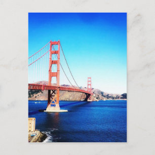 San Francisco Golden gate bridge Kalifornien Postkarte