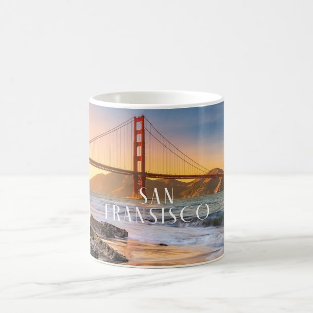 San Francisco Golden Gate Bridge Panoramic Mug (Centre)