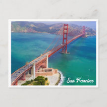 San Francisco Golden Gate Bridge Postcard