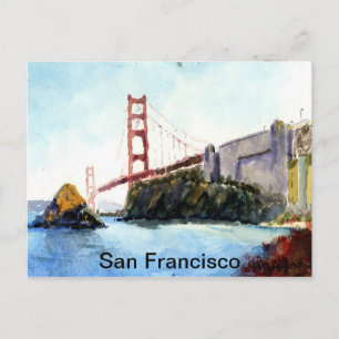 San Francisco Golden Gate Bridge Postkarte