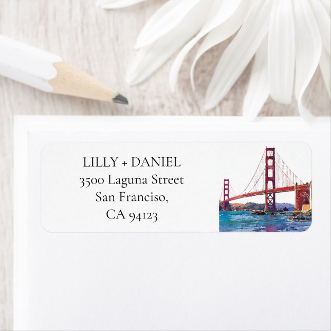 San Francisco Golden Gate Bridge Return Address (Insitu)