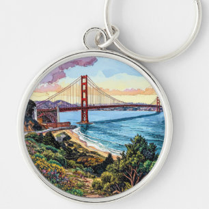 San Francisco Golden Gate Bridge Schlüsselanhänger