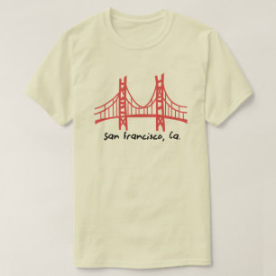 SAN FRANCISCO GOLDEN GATE BRIDGE T=Shirt T-Shirt