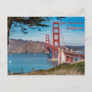 San Francisco Golden Gate Brücke Postkarte