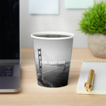 San Francisco Golden Gate Schwarz Weiß Vintage