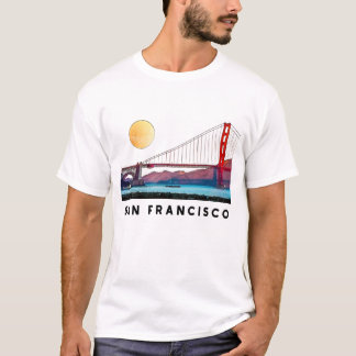 San Francisco Golden Gate Souvenir Gift T-Shirt