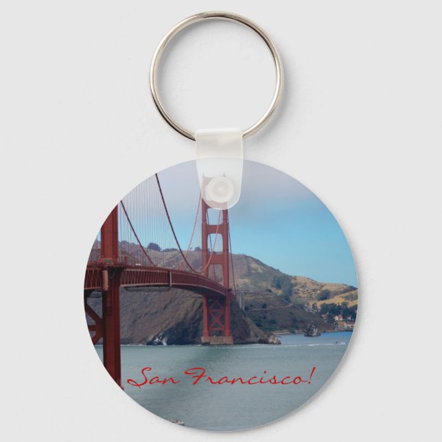San Francisco, Goldene Gartbrücke Schlüsselanhänger (Vorderseite)