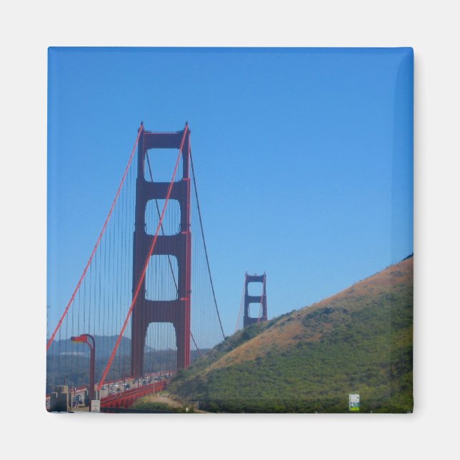 San francisco - Goldenes Tor Magnet (Vorne)