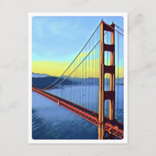 San Francisco - GOLDENGATE - Brücke Postkarte
