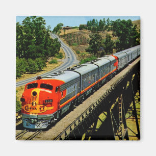San Francisco Hauptzug unterwegs Vintag Magnet