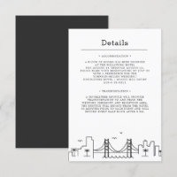 San Francisco Hochzeit | Gastedetails