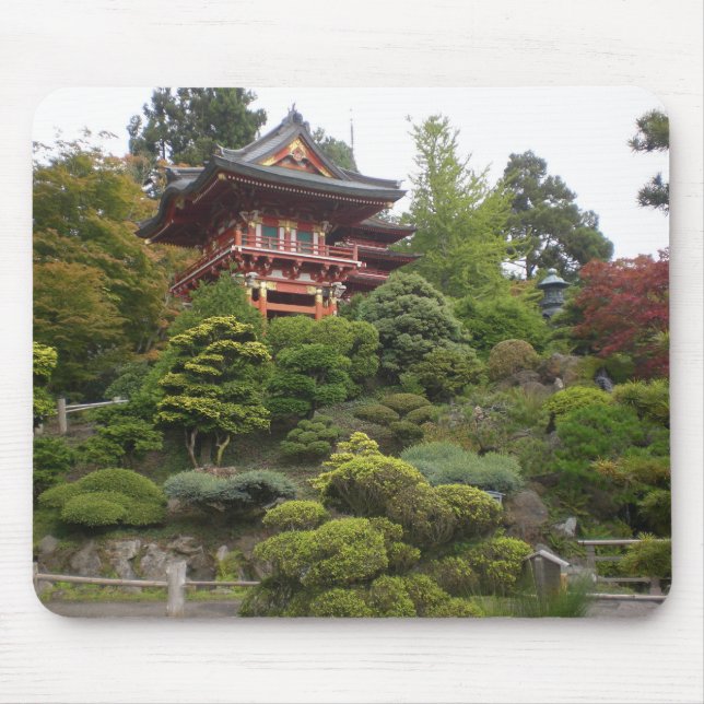 San Francisco Japanese Tea Garden Mouse Pad Mousepad (Vorne)