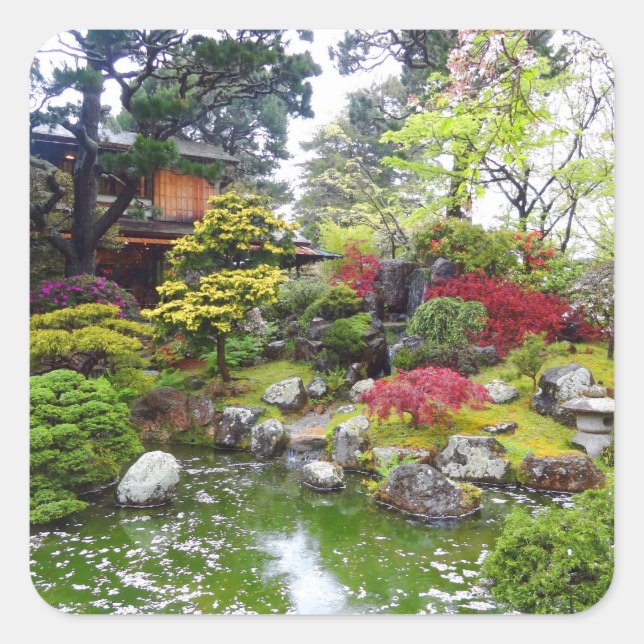 San Francisco Jardin japonais de thé #10 Stickers (Devant)