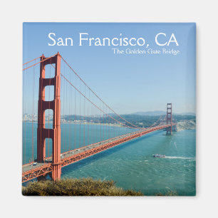 San Francisco Kalifornien Die Golden Gate Bridge Magnet