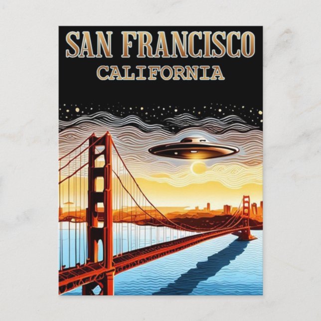 San Francisco, Kalifornien - Golden Gate Bridge Postkarte (Vorderseite)