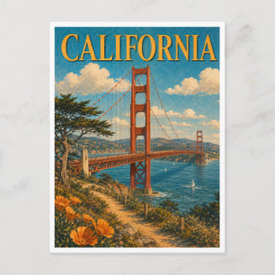 San Francisco Kalifornien Golden Gate GeoSaga Postkarte