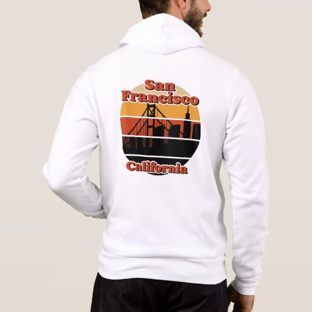 San Francisco, Kalifornien Hoodie (Rückseite)