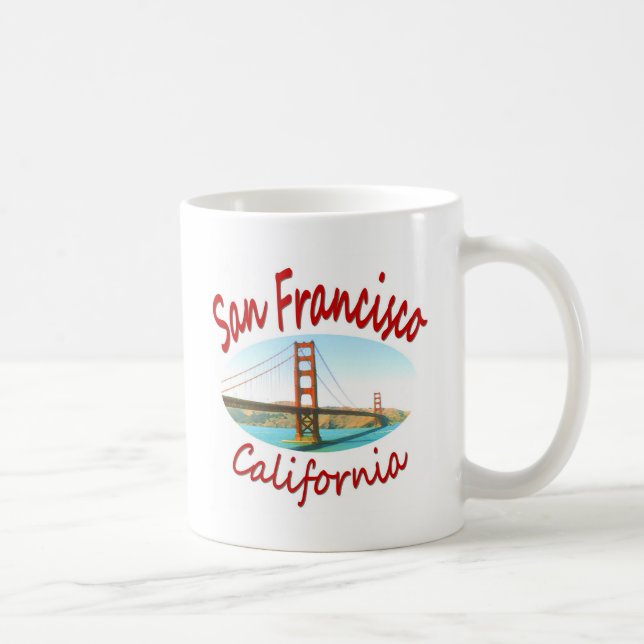 San Francisco Kalifornien Kaffeetasse (Rechts)
