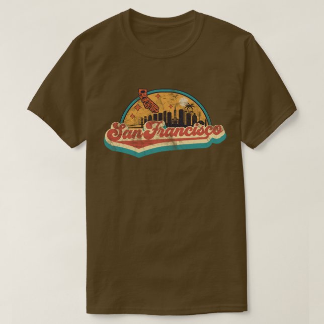 San Francisco, Kalifornien T-Shirt (Design vorne)